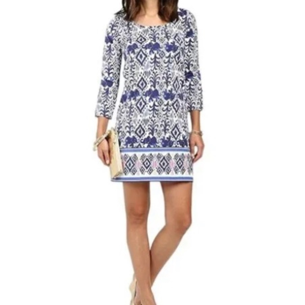 Lilly Pulitzer Tons of Fun Elephant print dress size XXS